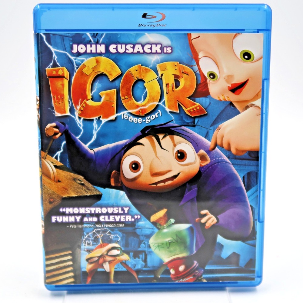 Igor Blu-ray Disc 2009 Animated Movie John Cusack PG Region A NTSC